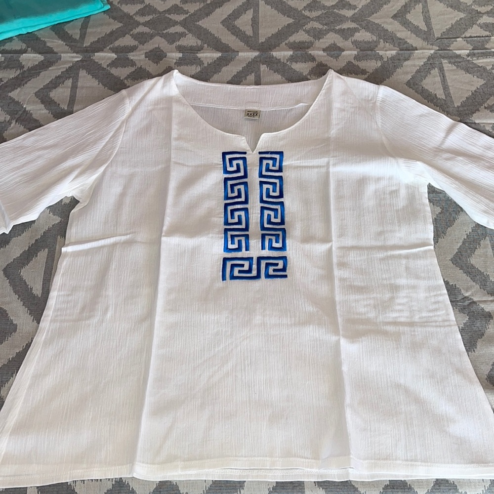 Beautiful blouse from Greece 🇬🇷 , never worn.